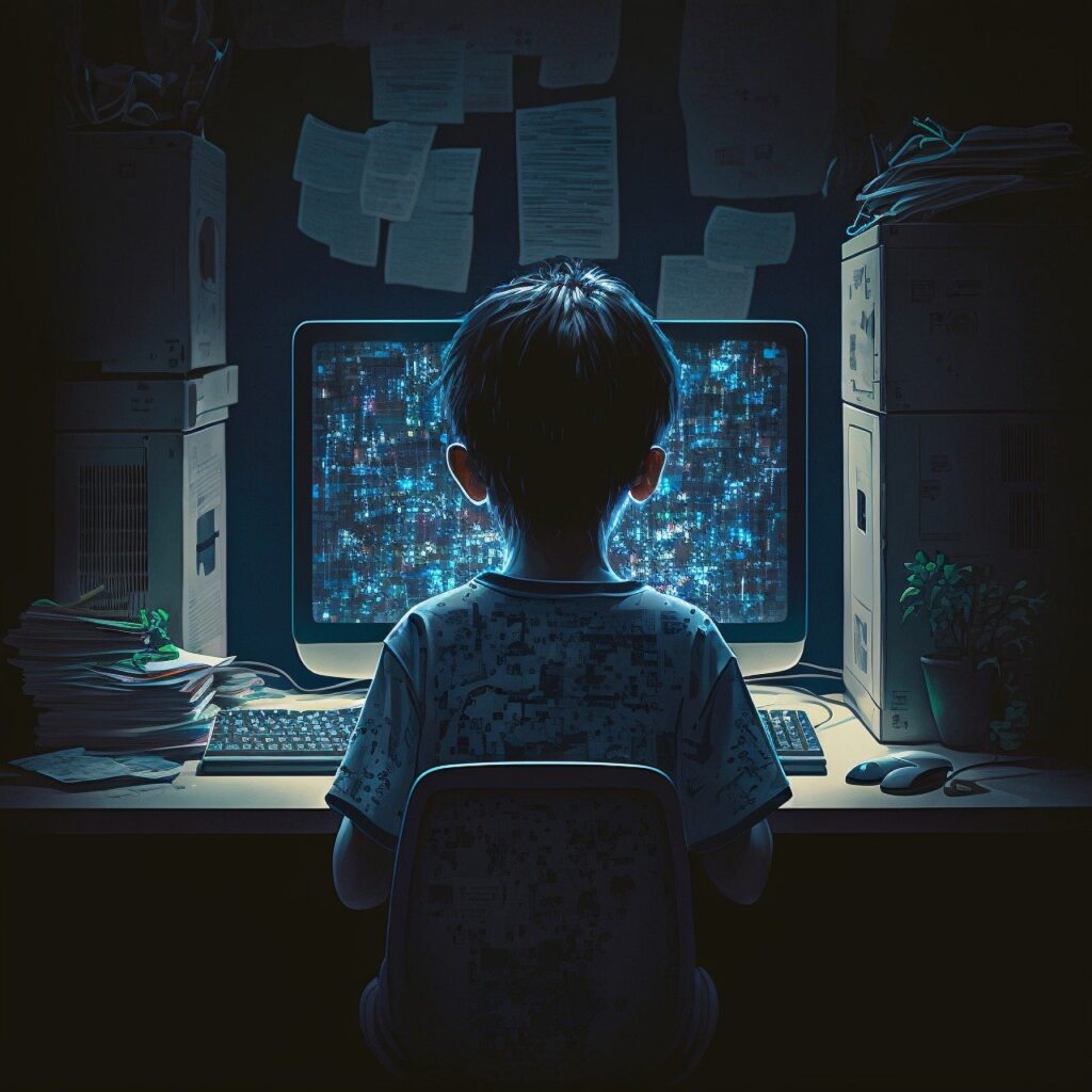 ai generato, hacker, computer