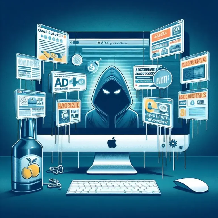 mac computer flooded with intrusive ads