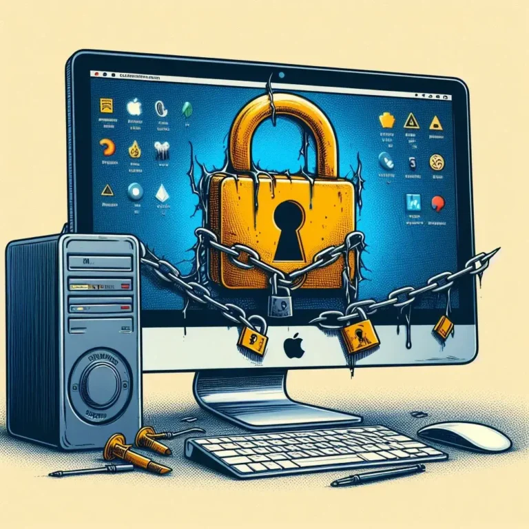 a ransomware that has locked a mac computer