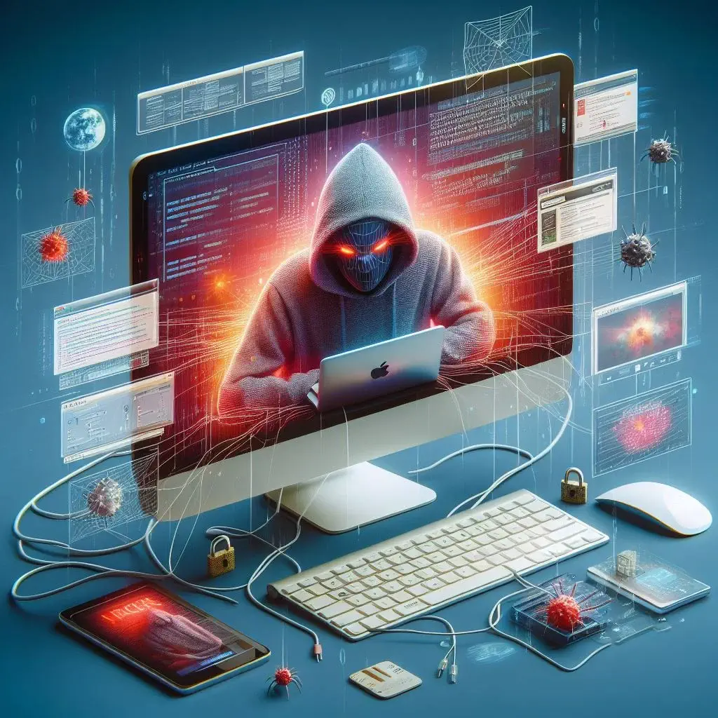computador Mac invadido por criminosos cibernéticos