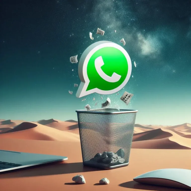 whatsapp logo moved to the trash on mac