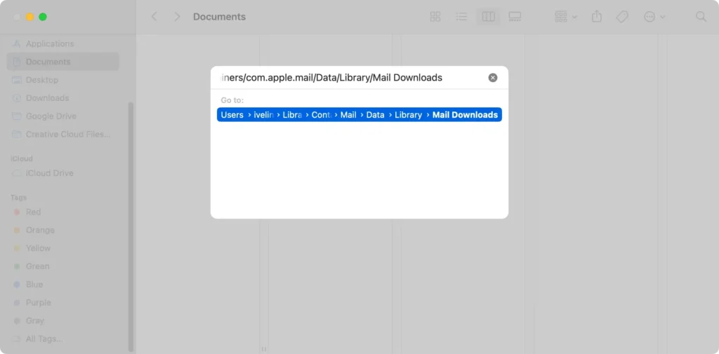 trovare file duplicati via email su mac