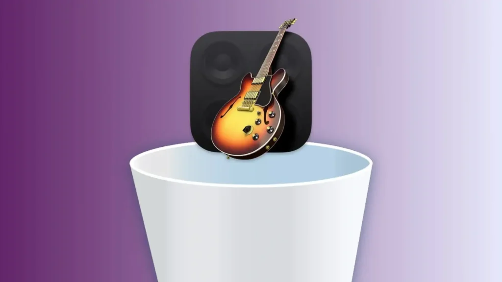 disinstallare garageband dal mac