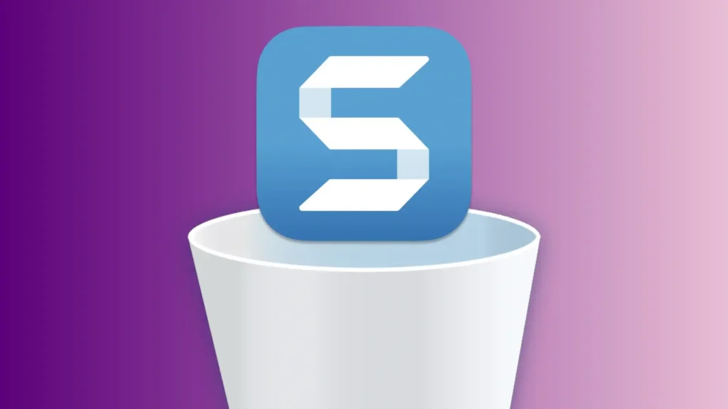 disinstallare snagit su mac