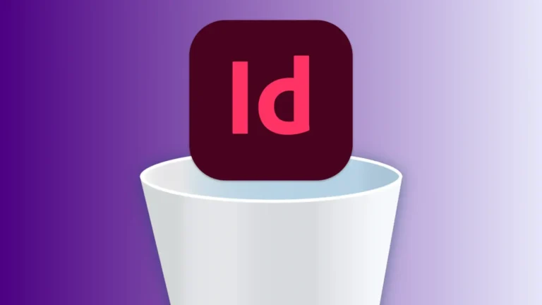 uninstall indesign on mac