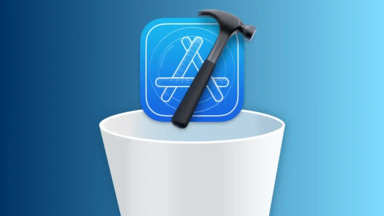 uninstall xcode from mac