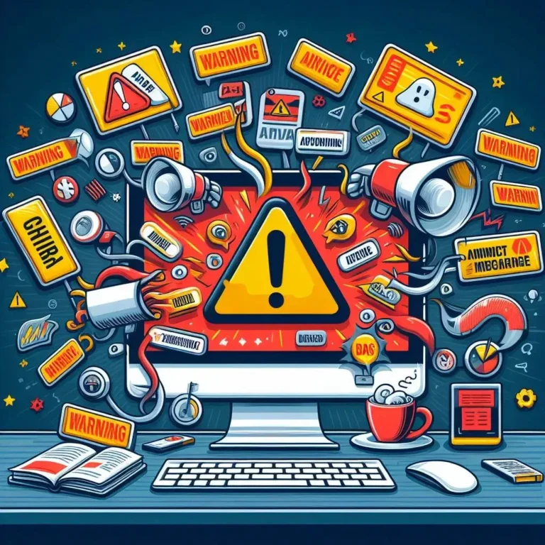 computer screen full of ads and pop-ups