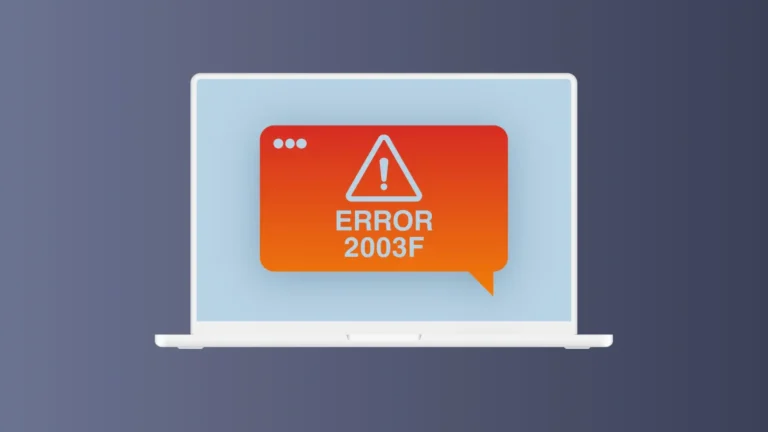 Como Corrigir O Erro 2003F Do Mac [Soluções Fáceis]