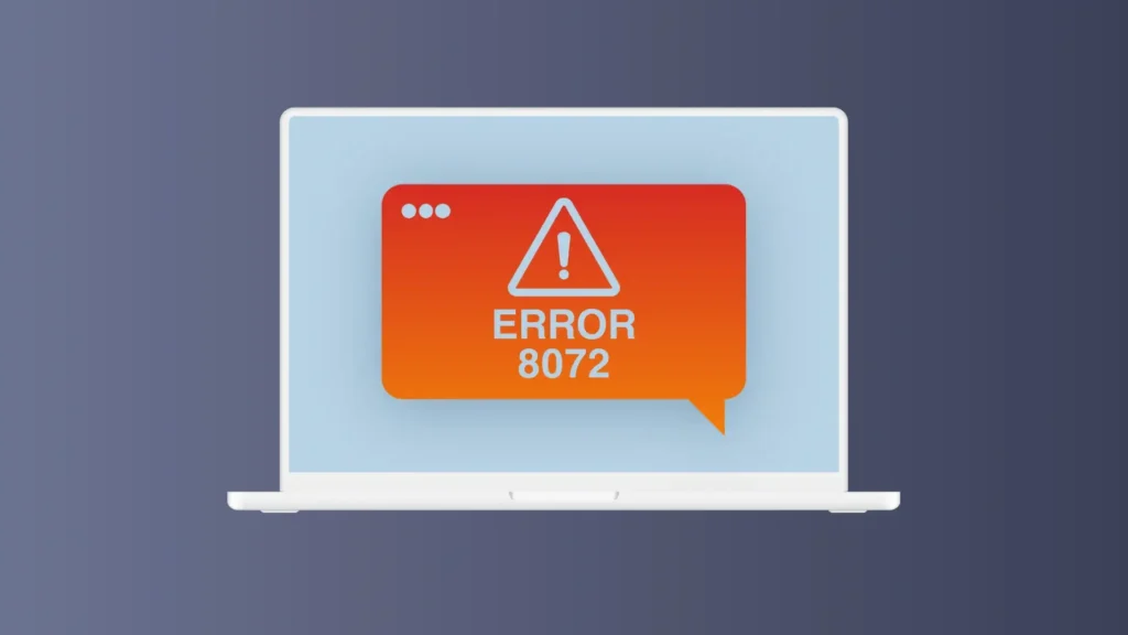 error 8072