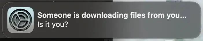 someone is downloading files fake apple security alerts