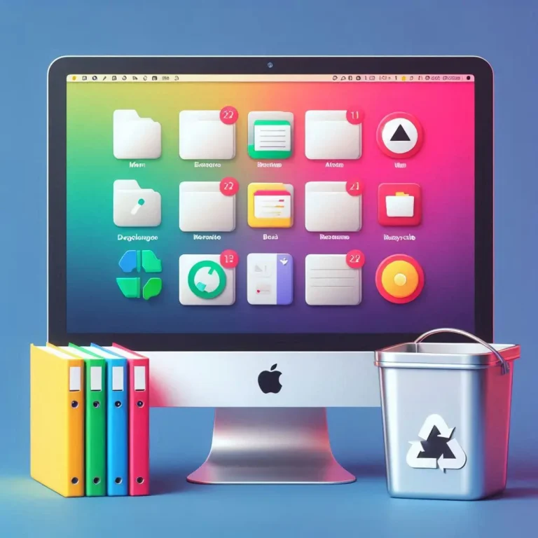 mac computer, junk files