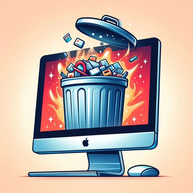 how to empty trash on mac