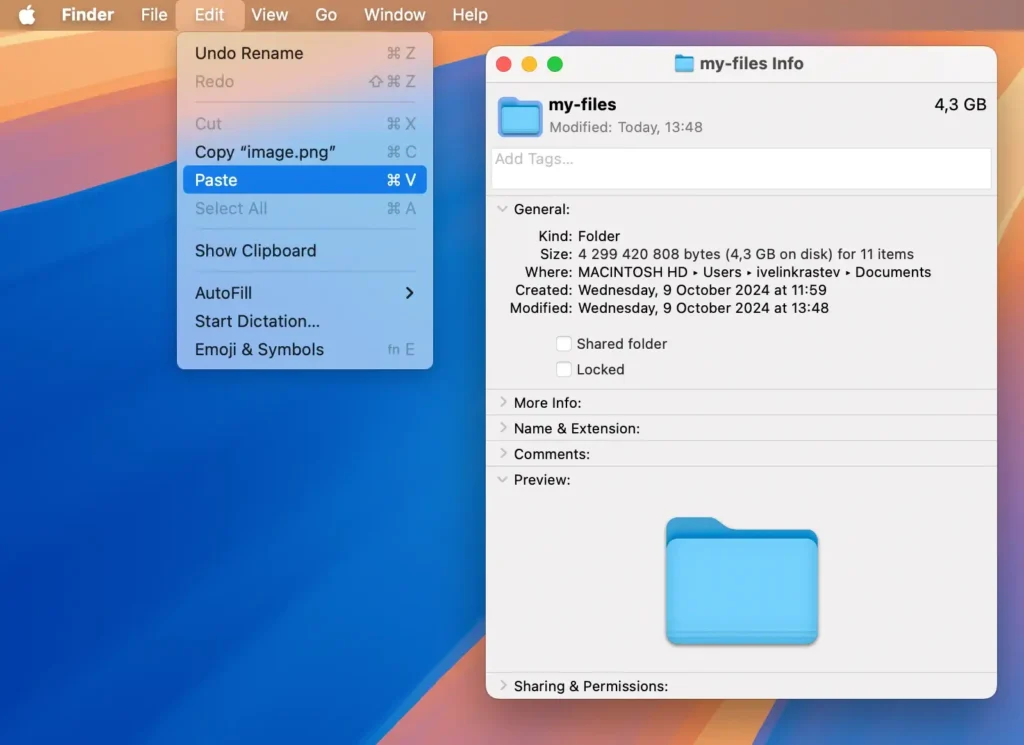 changer l'icône du dossier
