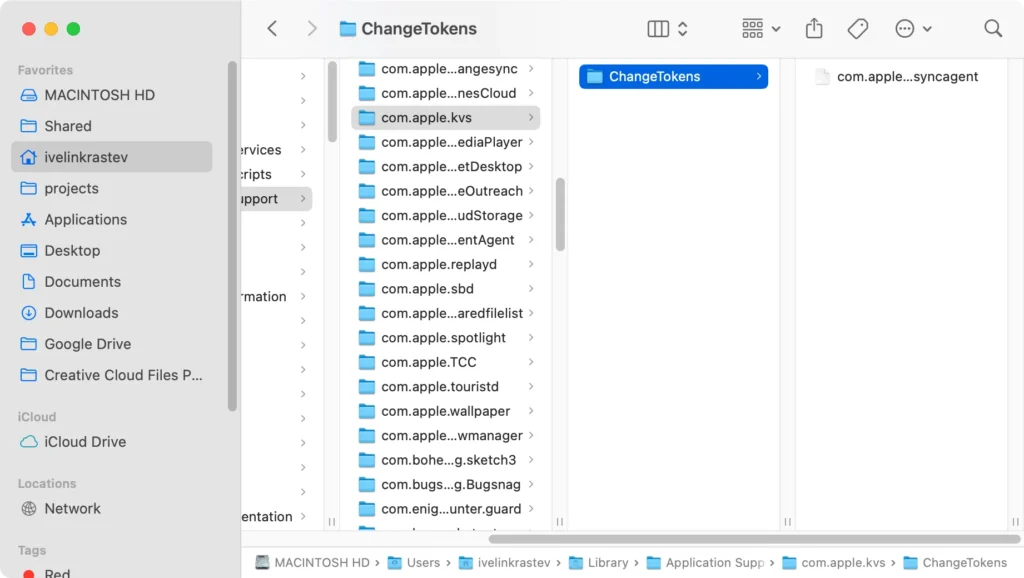 file path on mac finder path bar