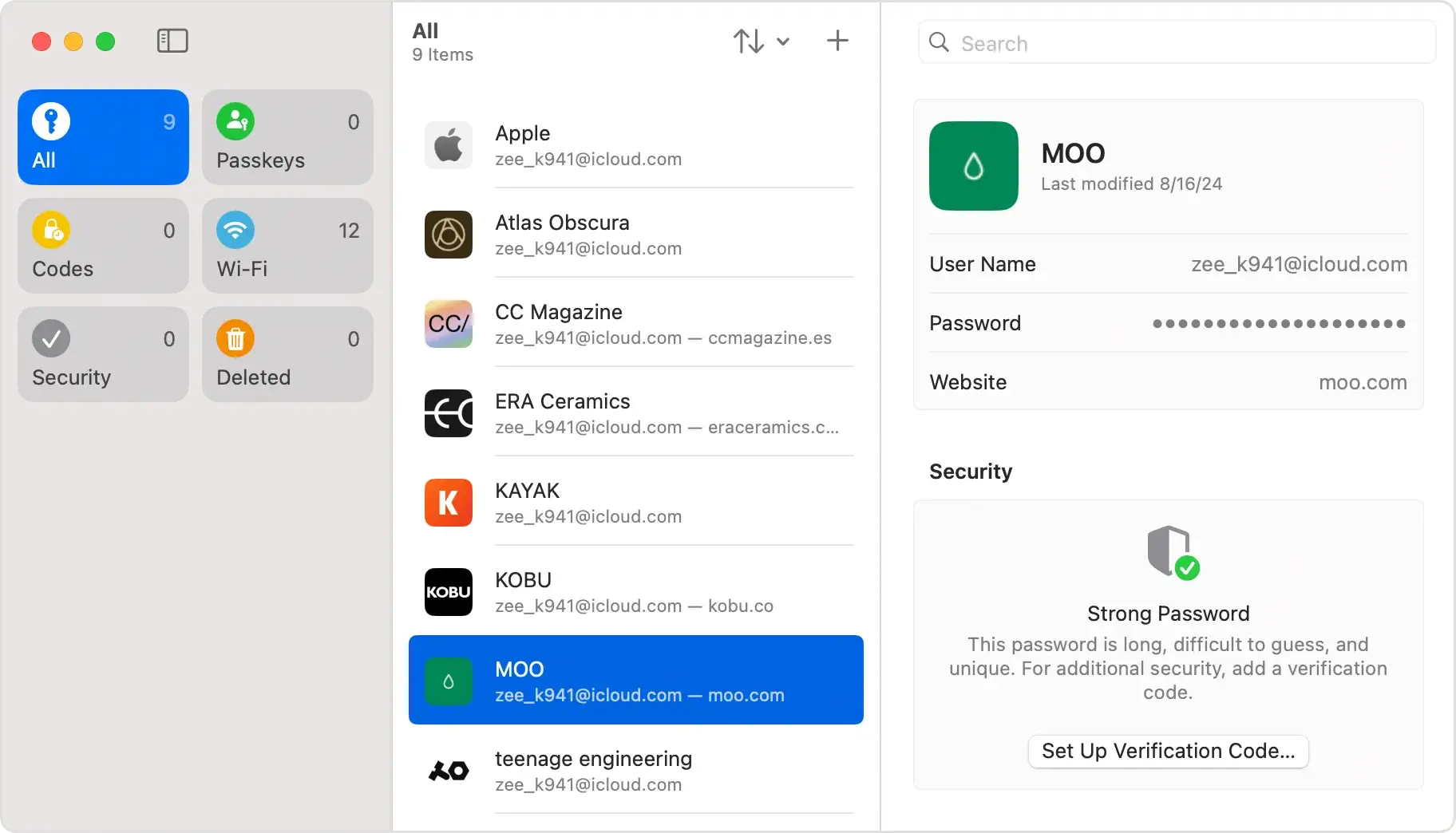 mot de passe macos sequoia site Web sélectionné modifier le mot de passe