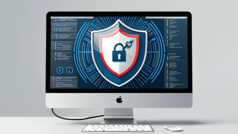 a close up of a computer monitor with a padlock on it
