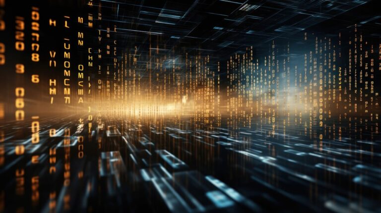 digital, binary code, abstract