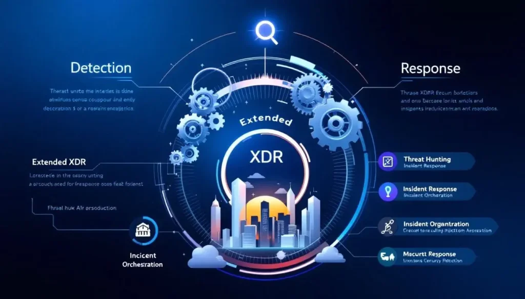 How extended detection and response (XDR) works in cybersecurity.