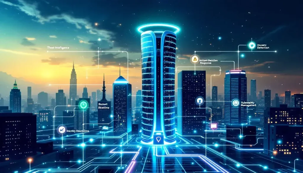 An overview of managed detection and response services.