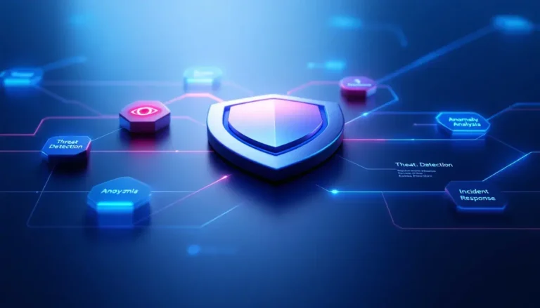 Abstract image representing the connected nature of endpoint security