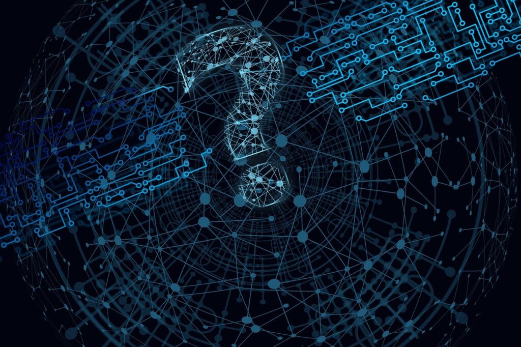 point d'interrogation, artificiel, intelligence, question, réseau, programmation, web, cerveau, informatique, technologie, circuit imprimé, information, données, échange de données, tiktok, numérique, communication, neuronal, médias sociaux, point d'interrogation, question, question, question, question, question, cerveau
